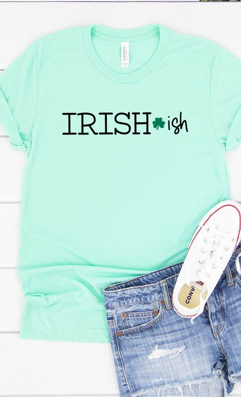 Irish-ish Type Font Graphic Tee Shirt