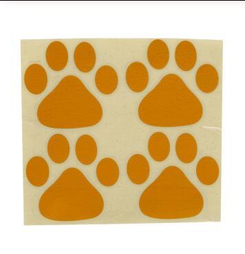 Dog/Cat Footprints-bumper-hood stickers in a variety of colors