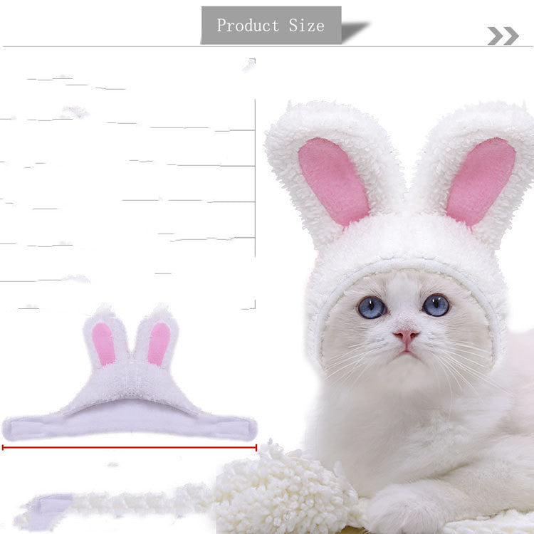 Pet Halloween Fuzzy Hats-Lion, Bunny