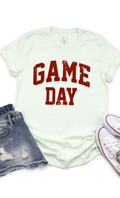 Vintage Game Day Graphic Tee Shirt