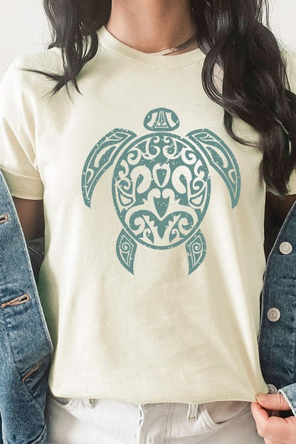 Sea Turtle Ocean Creature Summer Graphic Tee Shirt