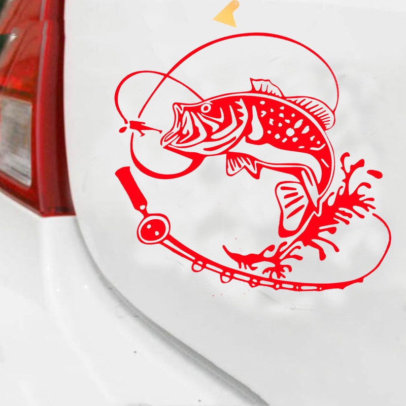 Big Mouth Fish Bumper Sticker