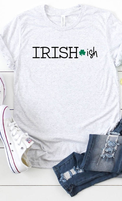 Irish-ish Type Font Graphic Tee Shirt