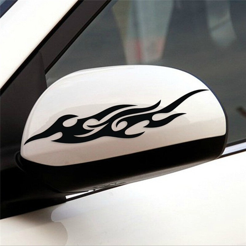 Flame Bumper Stickers-4 colors-reflective and non-reflective