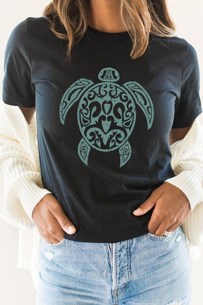 Sea Turtle Ocean Creature Summer Graphic Tee Shirt