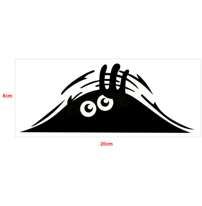 Peeping Eyes Bumper Stickers