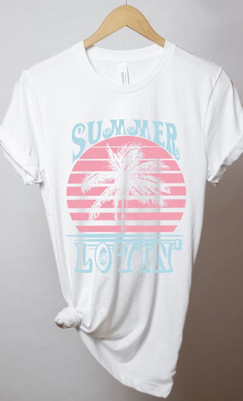 Retro Summer Lovin Graphic Tee Shirt